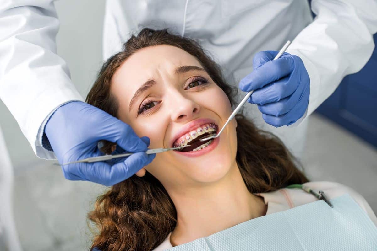 Patient receiving orthodontic care to support overall health.